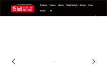 Tablet Screenshot of belgradedancefestival.com